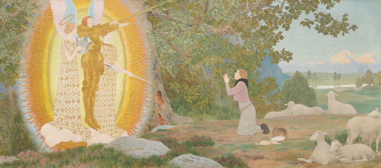 The Vision and Inspiration (Joan of Arc series: I) by Louis Maurice Boutet de Monvel