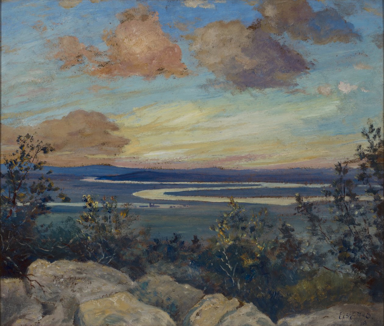 Meandering River by Louis Michel Eilshemius