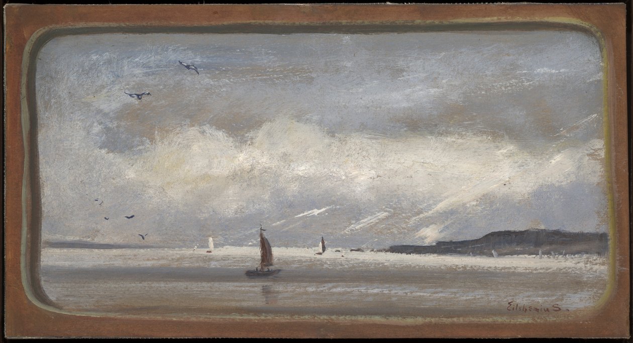 New York Harbor by Louis Michel Eilshemius