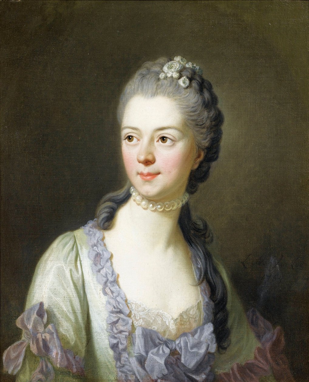 Portrait of Ekaterina Dmitrievna Golitsyna (1720-1761) by Louis Michel van Loo