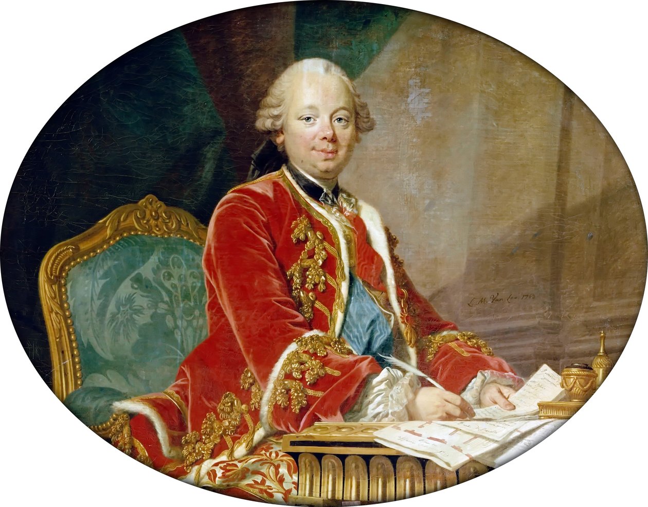 Étienne-François, Duke of Choiseul-Stainville (1719-1785) by Louis Michel van Loo