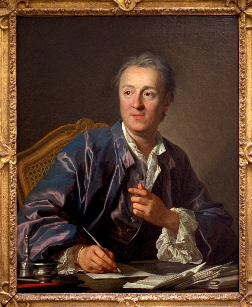 Portrait of Denis Diderot, 1767 by Louis Michel van Loo