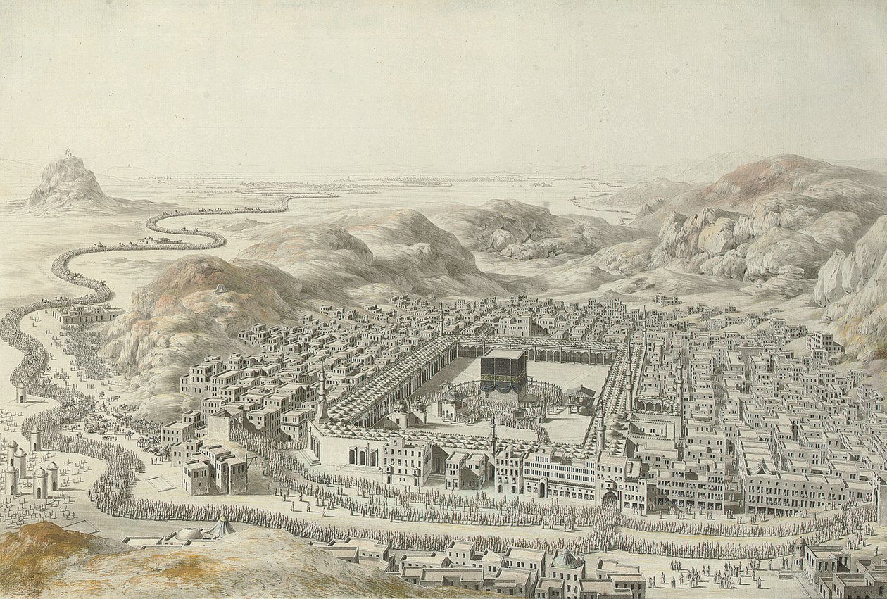 Mecca by Louis Nicolas de Lespinasse