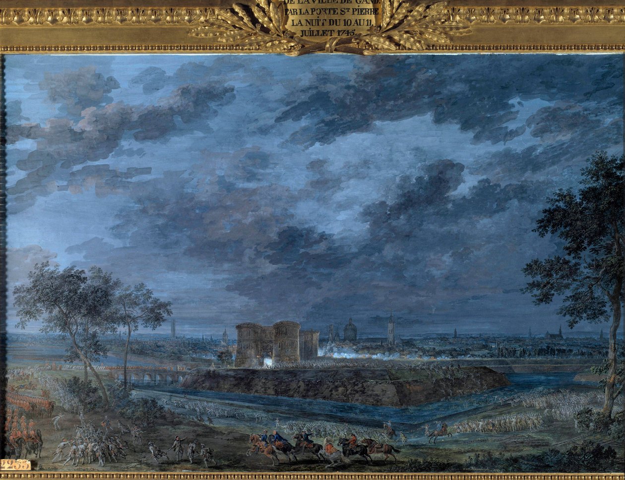 The Capture of Ghent on the Night of July 10 to 11 by Louis Nicolas van Blarenberghe