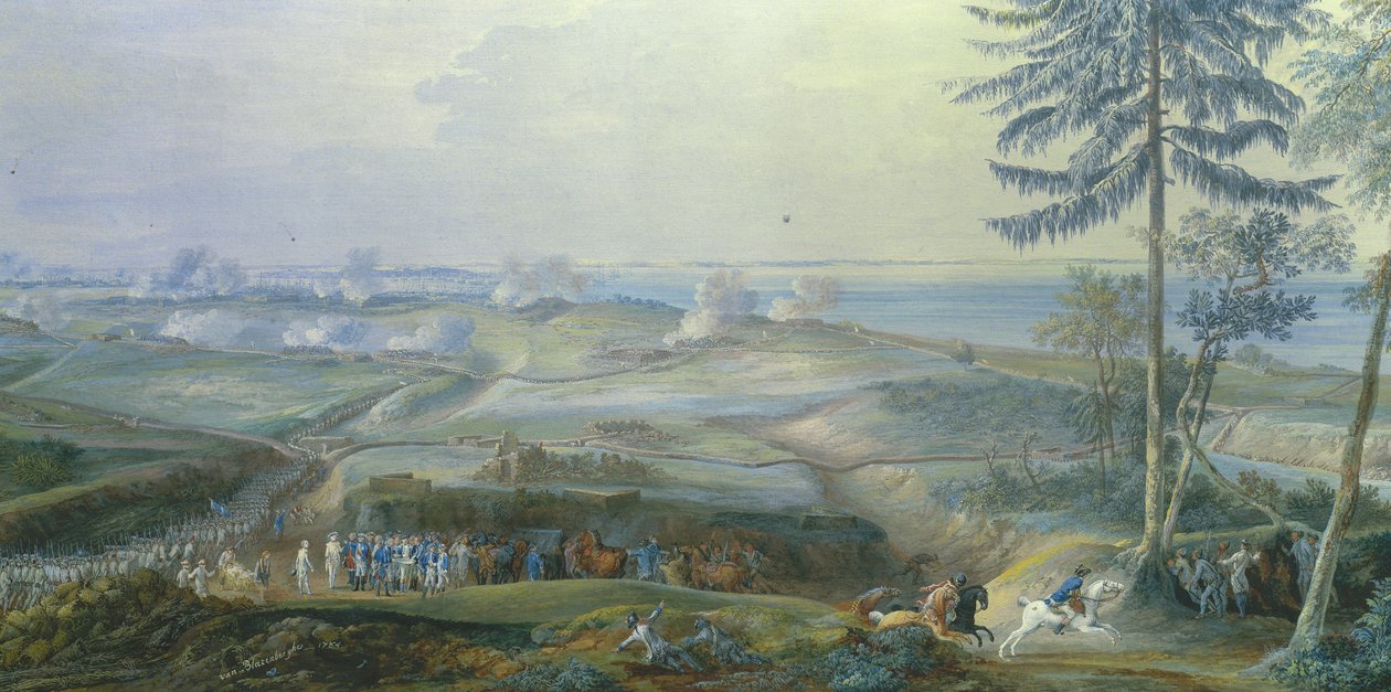The Siege of Yorktown from October 6 to 19 by Louis Nicolas van Blarenberghe