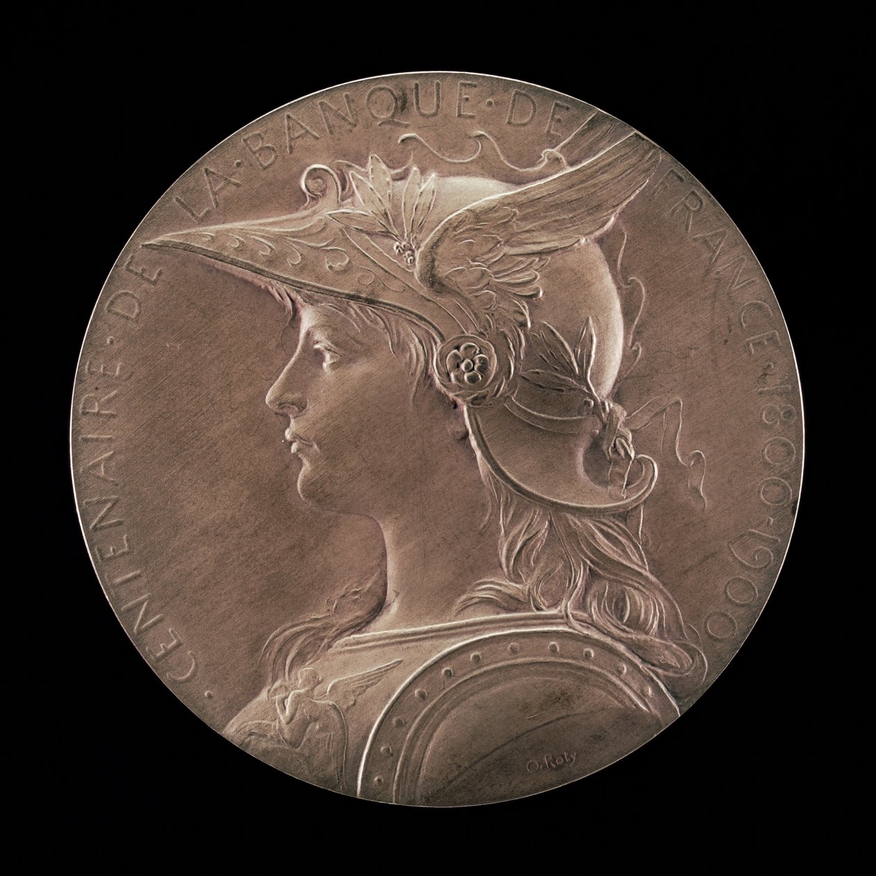 Centennial of the Bank of France, 1800-1900 [obverse], 1900 by Louis Oscar Roty
