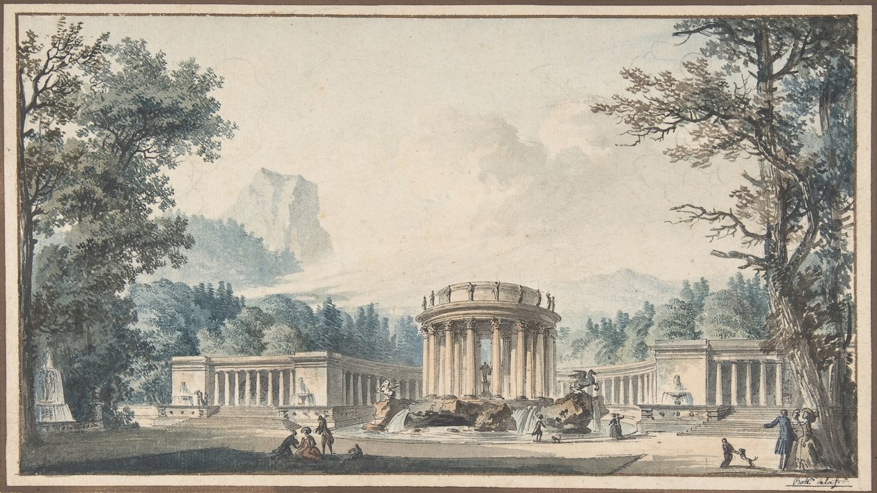 Project for a Fête Decor by Louis Pierre Baltard