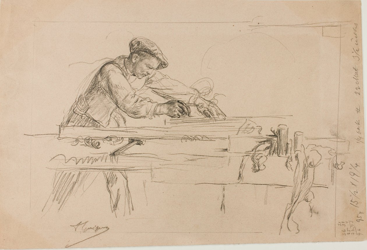 The Planer by Louis Pierre Henriquel Dupont
