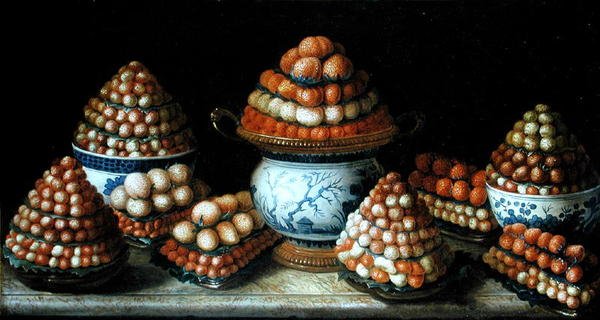 Still Life of Strawberries by Louis Tessier