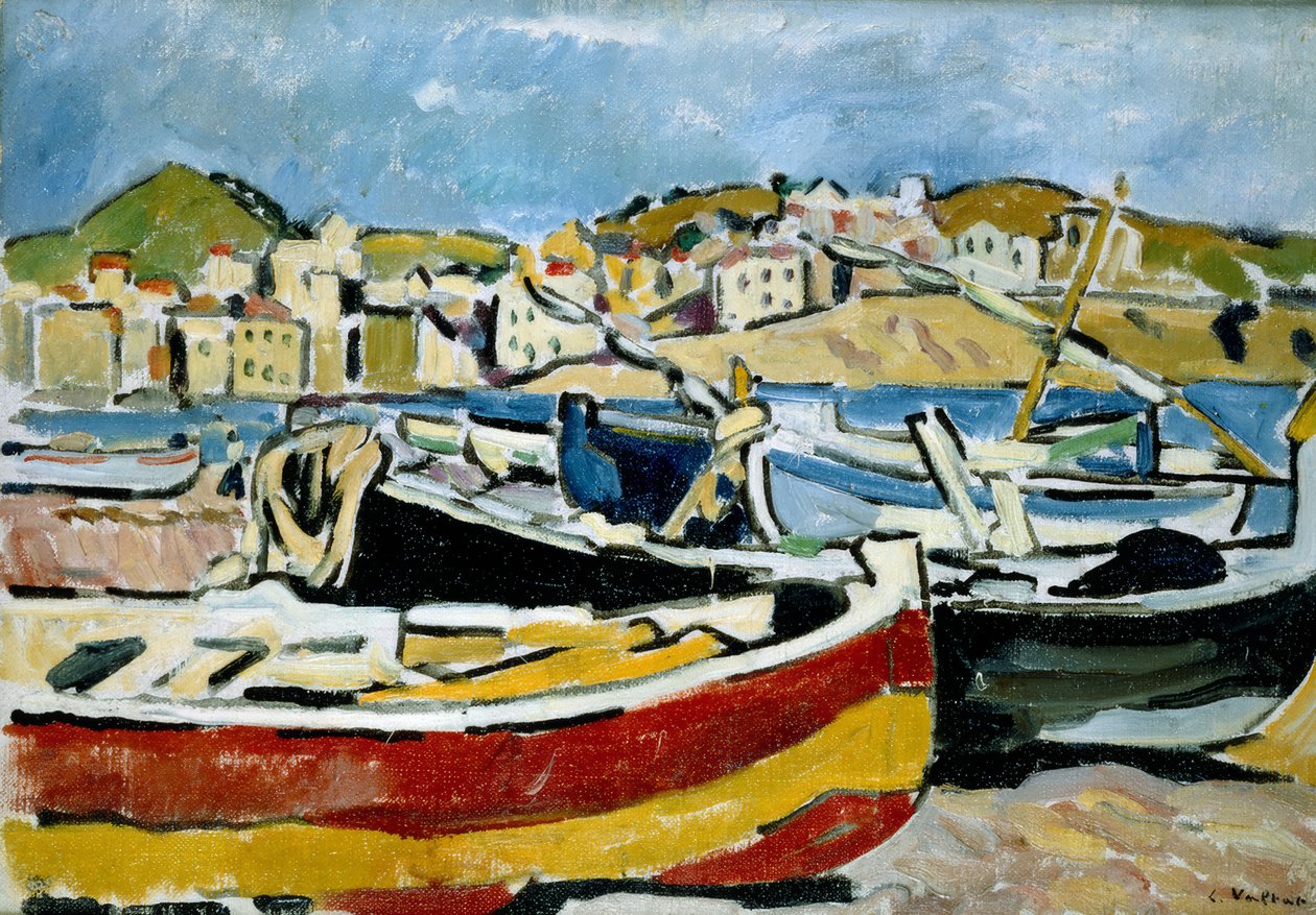Mediterranean Harbor by Louis Valtat