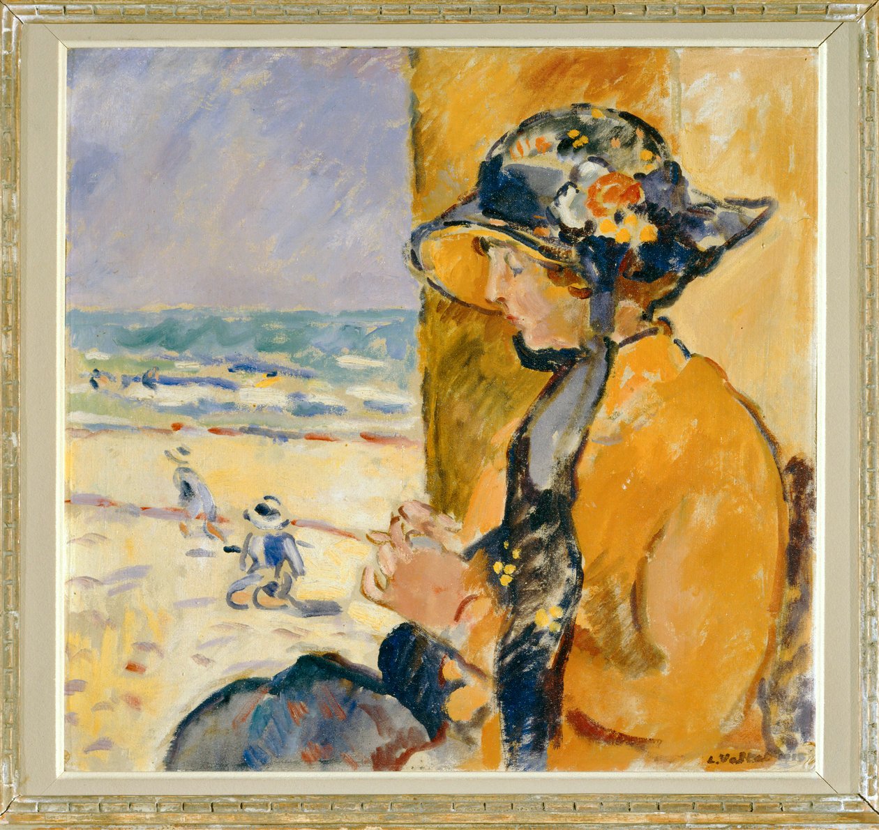 Woman and Children on the Beach by Louis Valtat