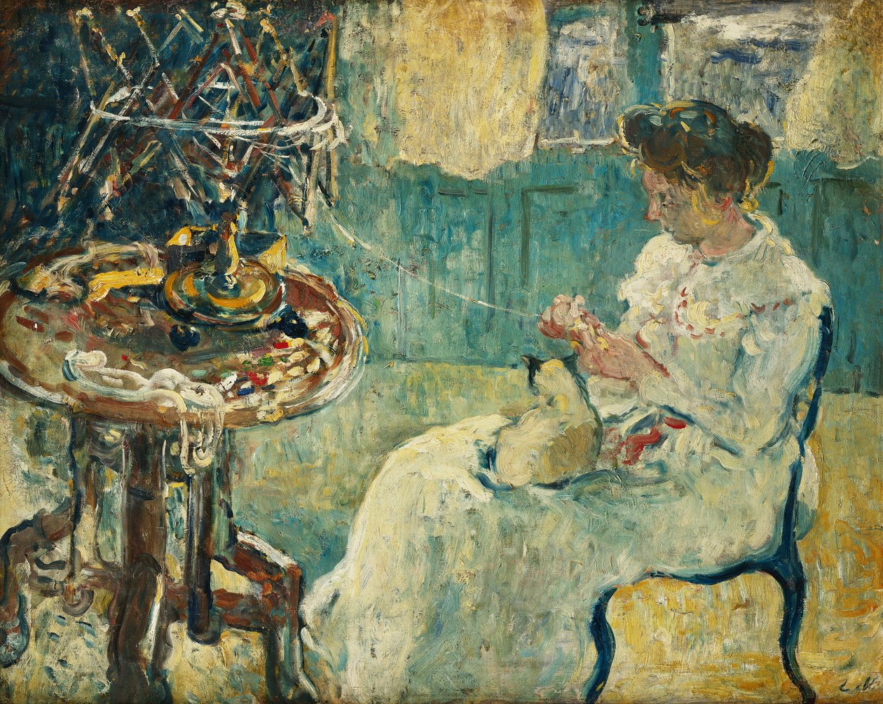 Woman with Reel by Louis Valtat