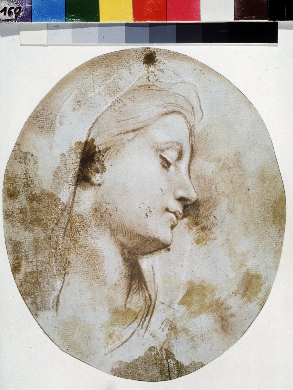 Head of the Virgin by Louis de Boullogne