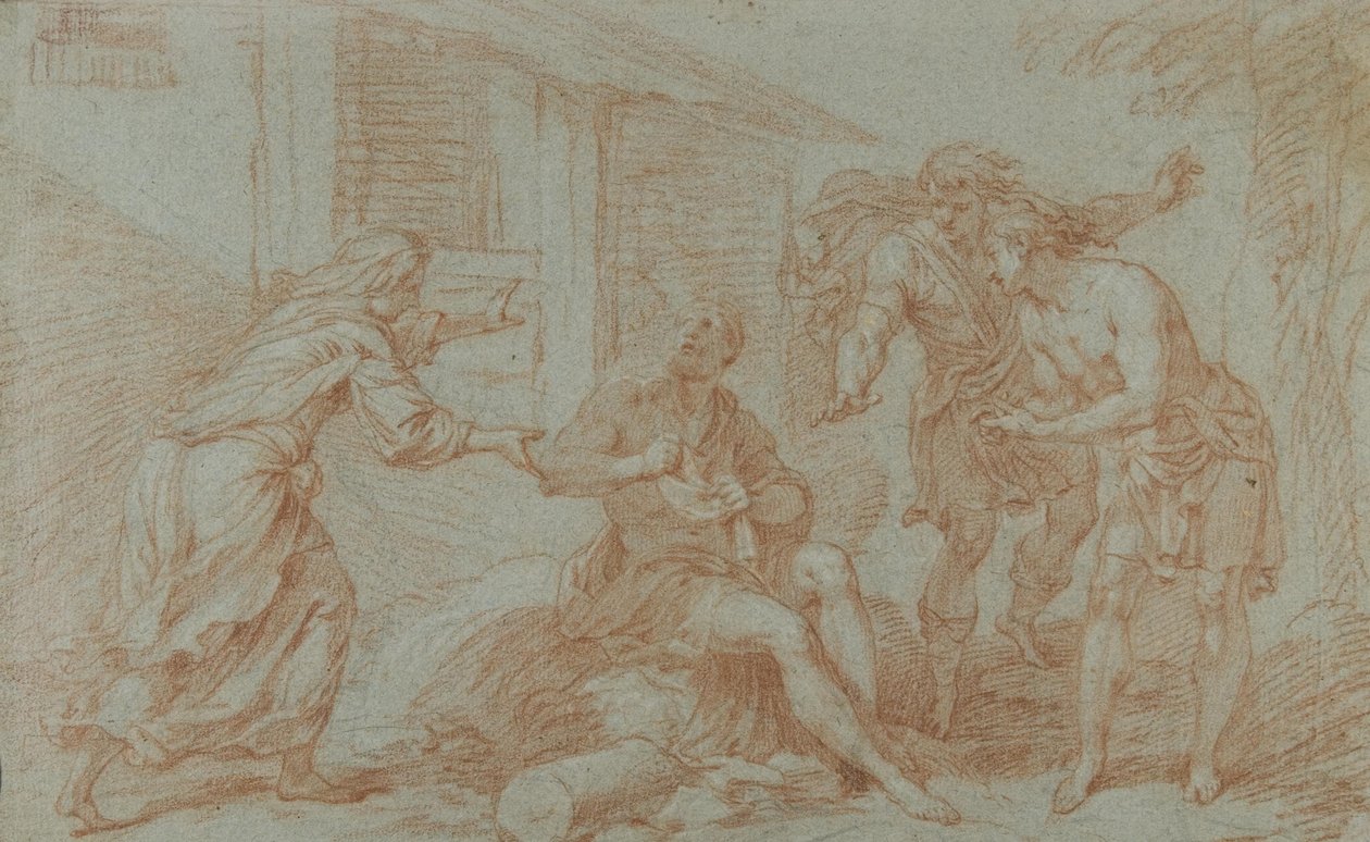 Socrates Taking the Poison Cup by Louis de Boullogne the Younger