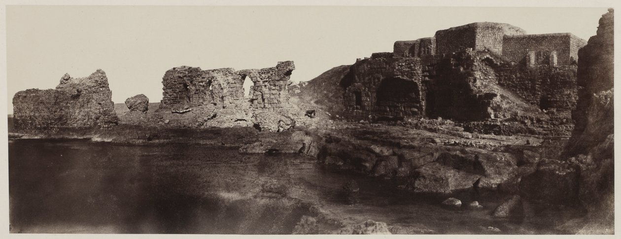 Kaalat el Athlit, Syria, View from the Seaside by Louis de Clercq