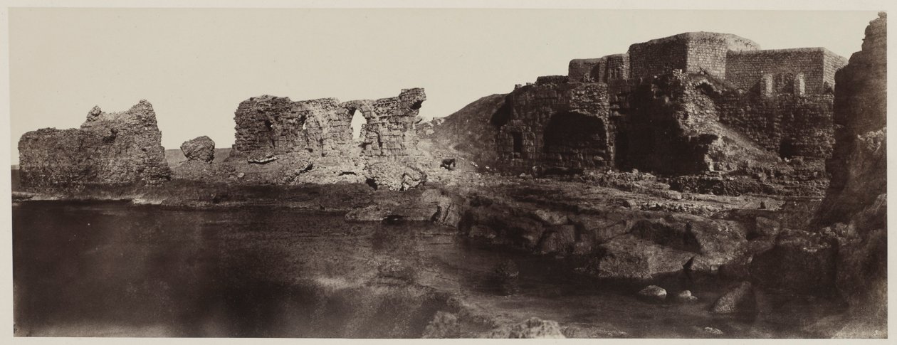 Kaalat el Athlit, Syria, View from the Seaside by Louis de Clercq