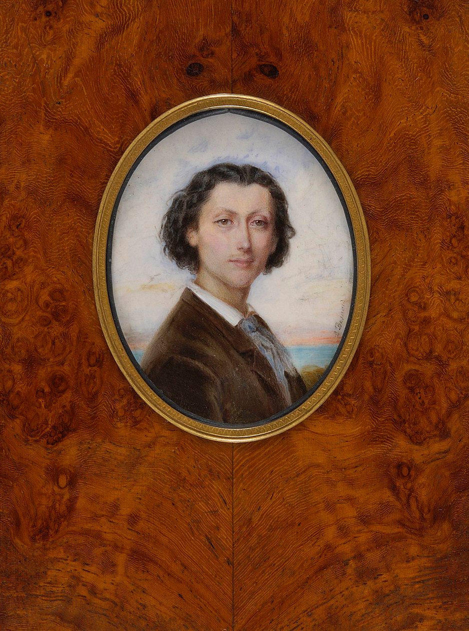 Portrait of the Composer Franz Liszt, 1836 by Louise Besnard née Vaillant