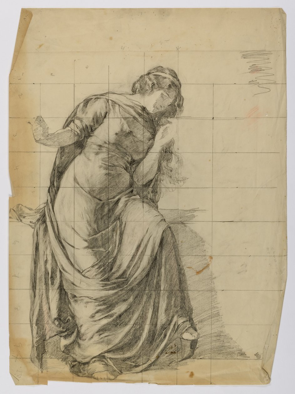 Untitled (Draped Female Figure) by Louise Cox