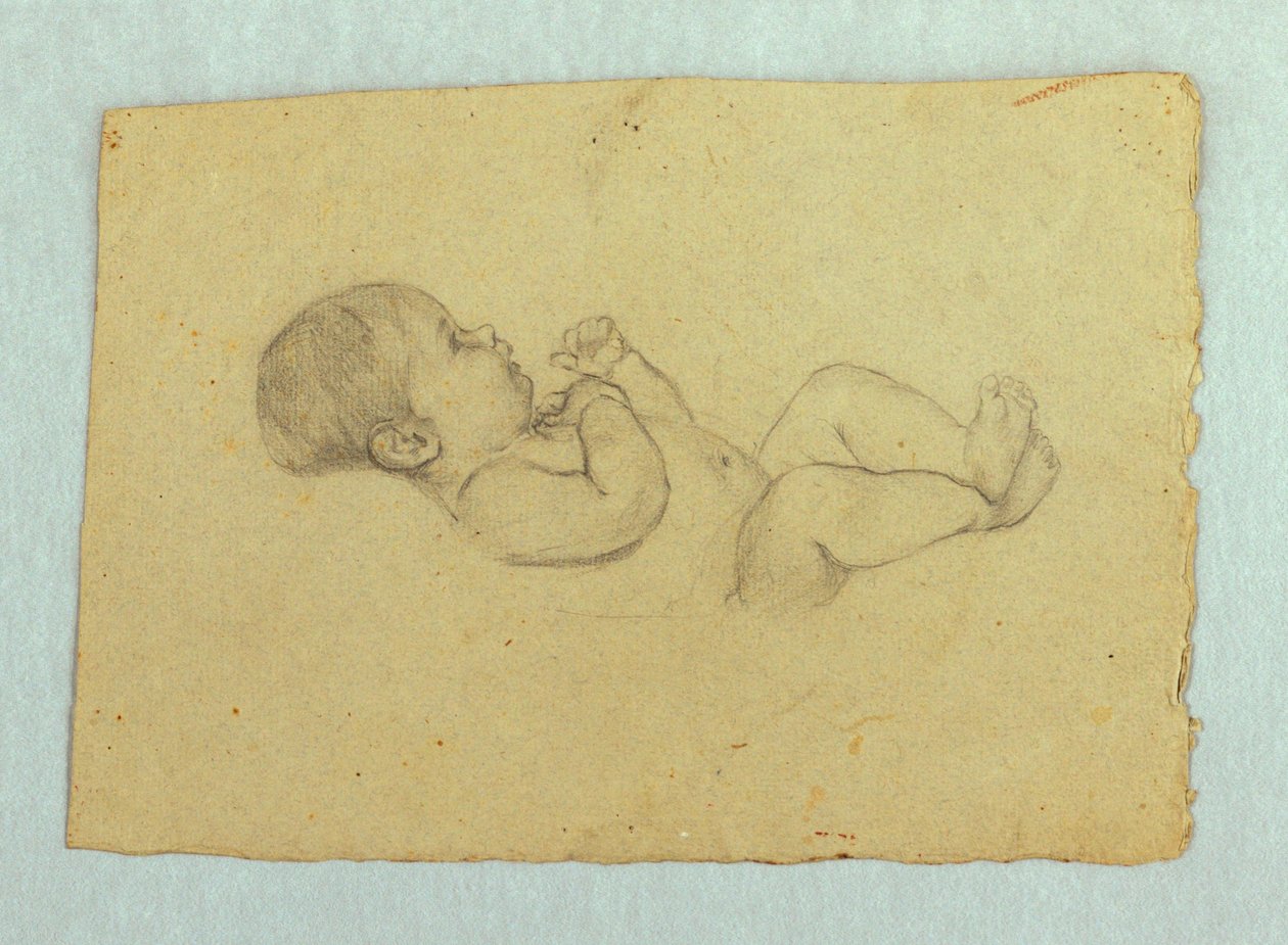 Study of a Baby by Louise Howland King Cox