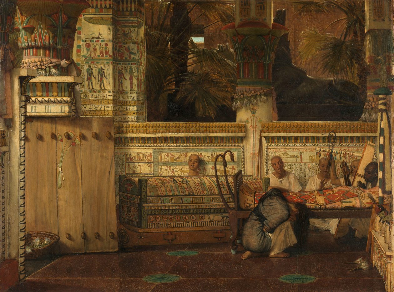The Egyptian Widow by Lourens Alma Tadema
