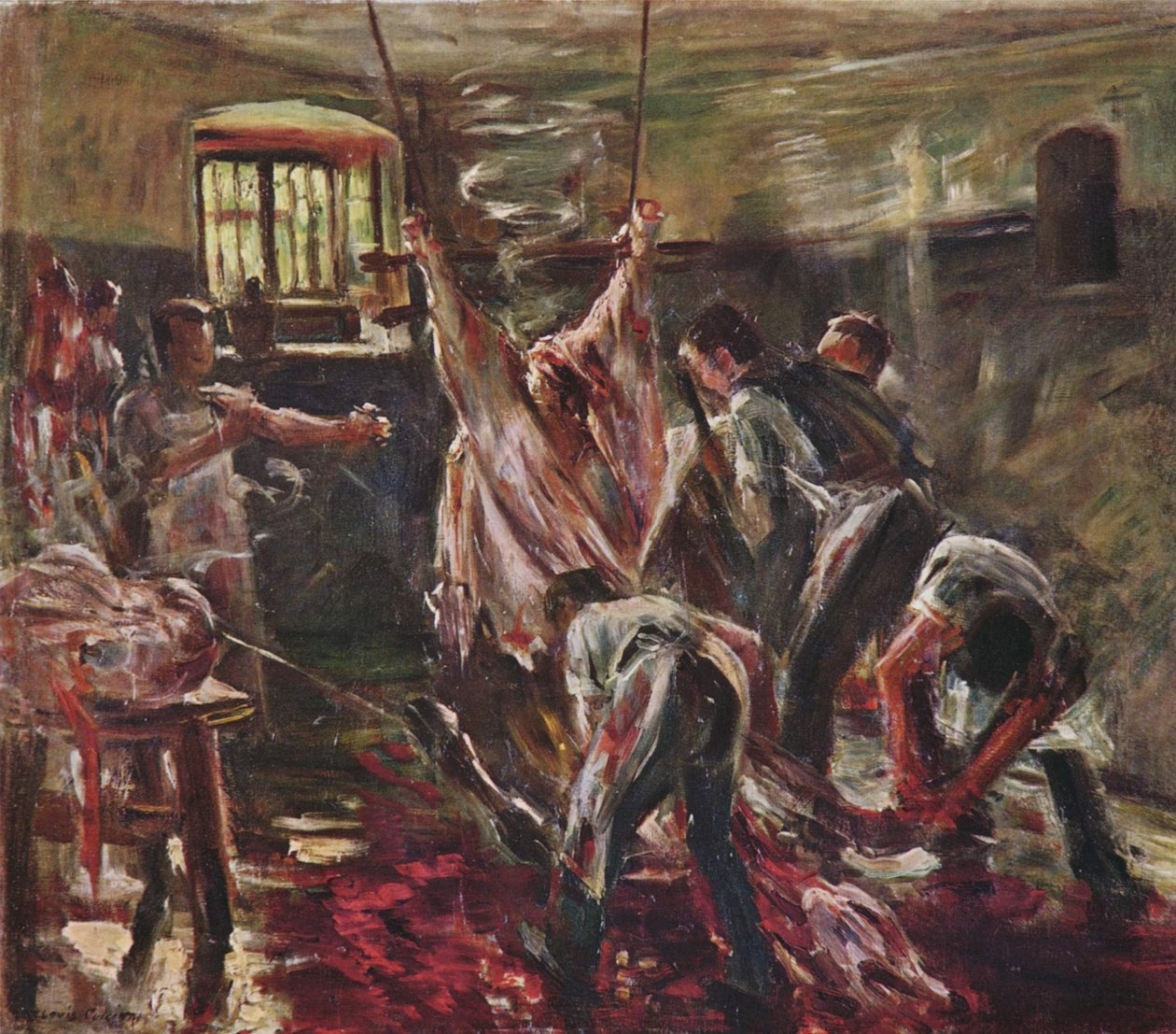 In the Slaughterhouse by Lovis Corinth: Buy fine art prints
