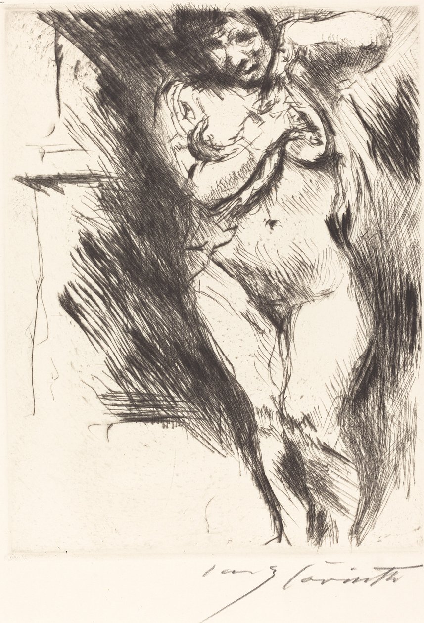 Woman Undressing, 1921 by Lovis Corinth