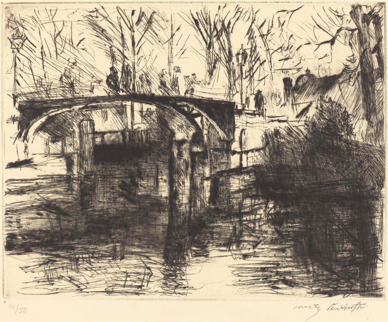 View of the Tiergarten by Lovis Corinth