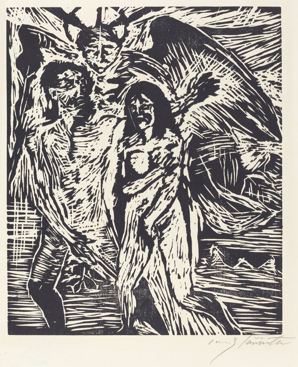 The Expulsion from Paradise, 1919 by Lovis Corinth