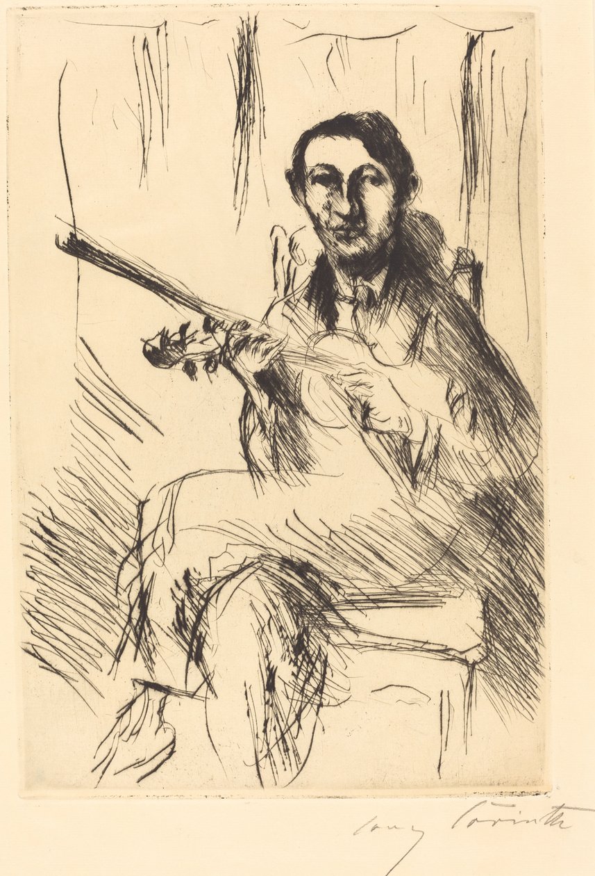Portrait of Andreas Weissgaerber by Lovis Corinth
