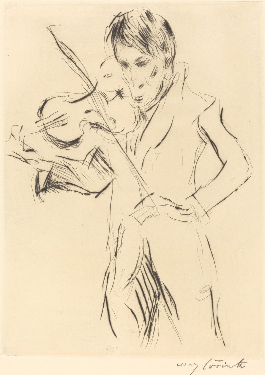 Portrait of Andreas Weissgaerber by Lovis Corinth