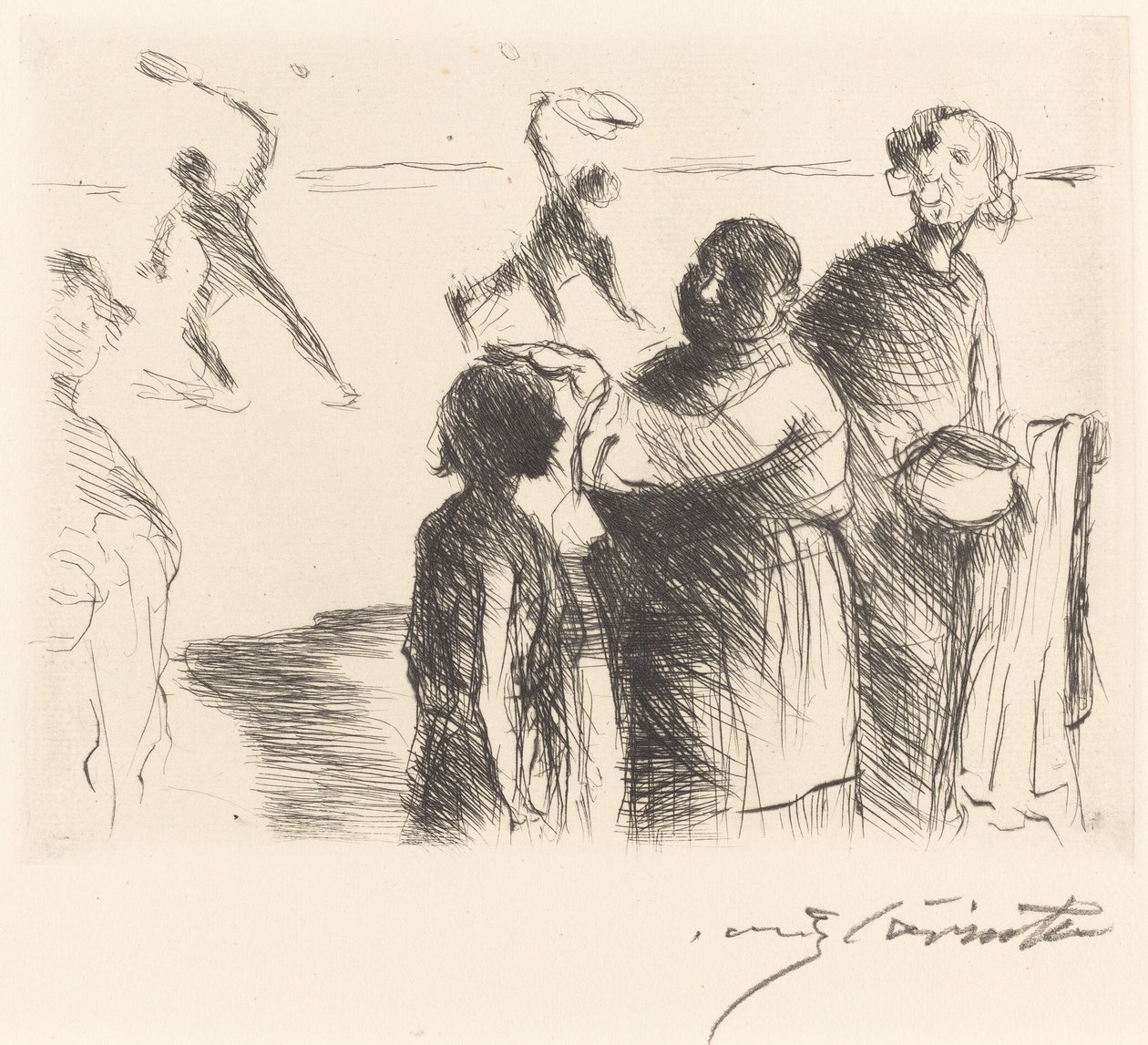 The Banquet of Trimalchio: pl. II by Lovis Corinth