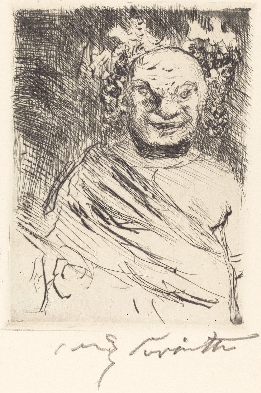 The Banquet of Trimalchio: pl. I by Lovis Corinth