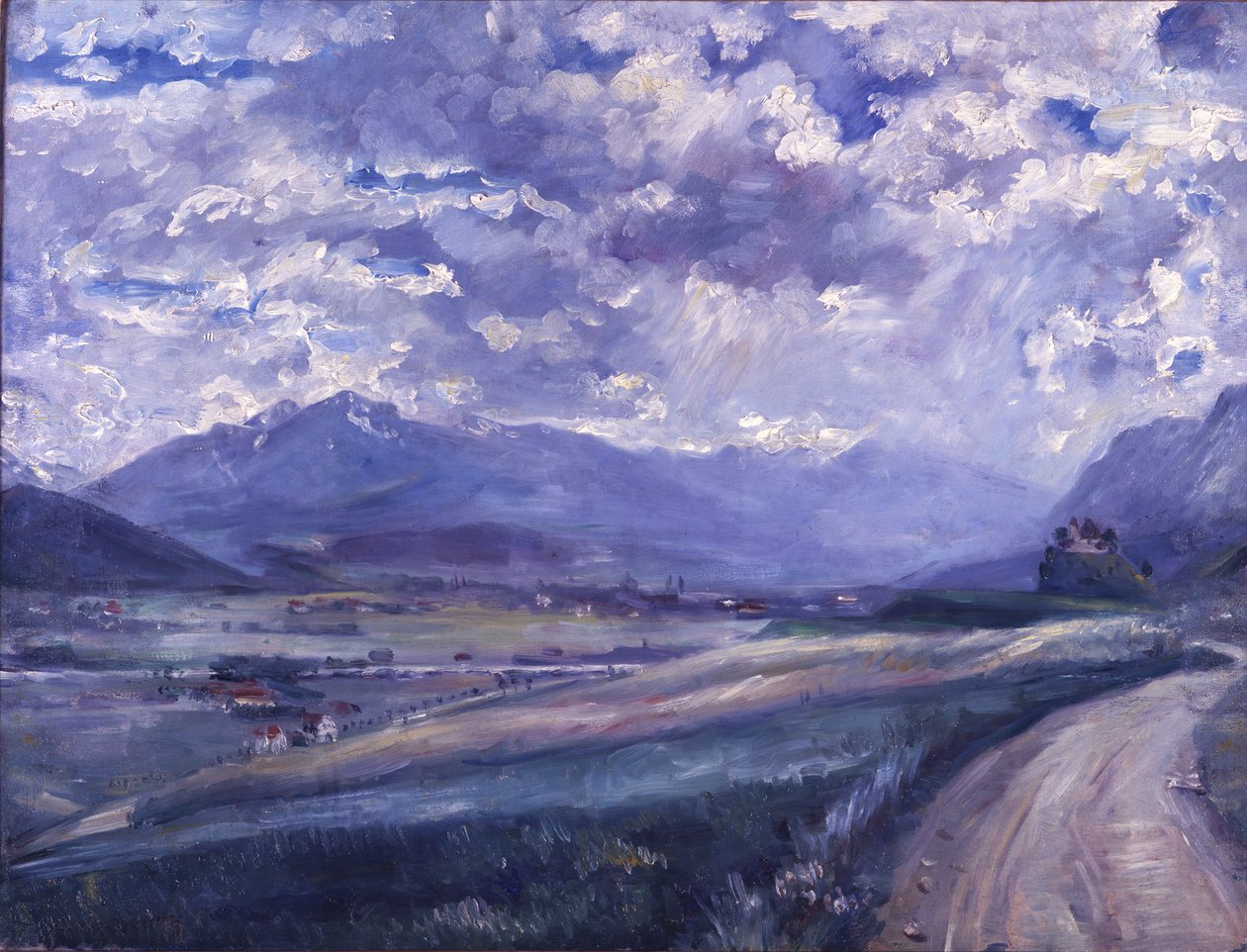 The Inn Valley near Thaur, Innsbruck by Lovis Corinth