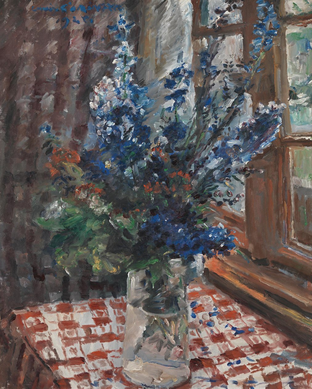 Delphinium by Lovis Corinth