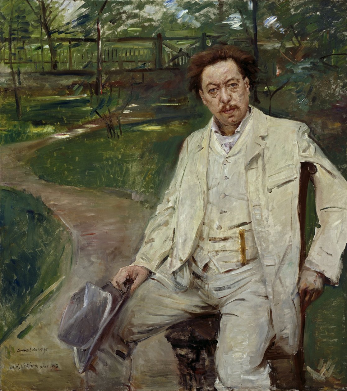 The Pianist Conrad Ansorge by Lovis Corinth
