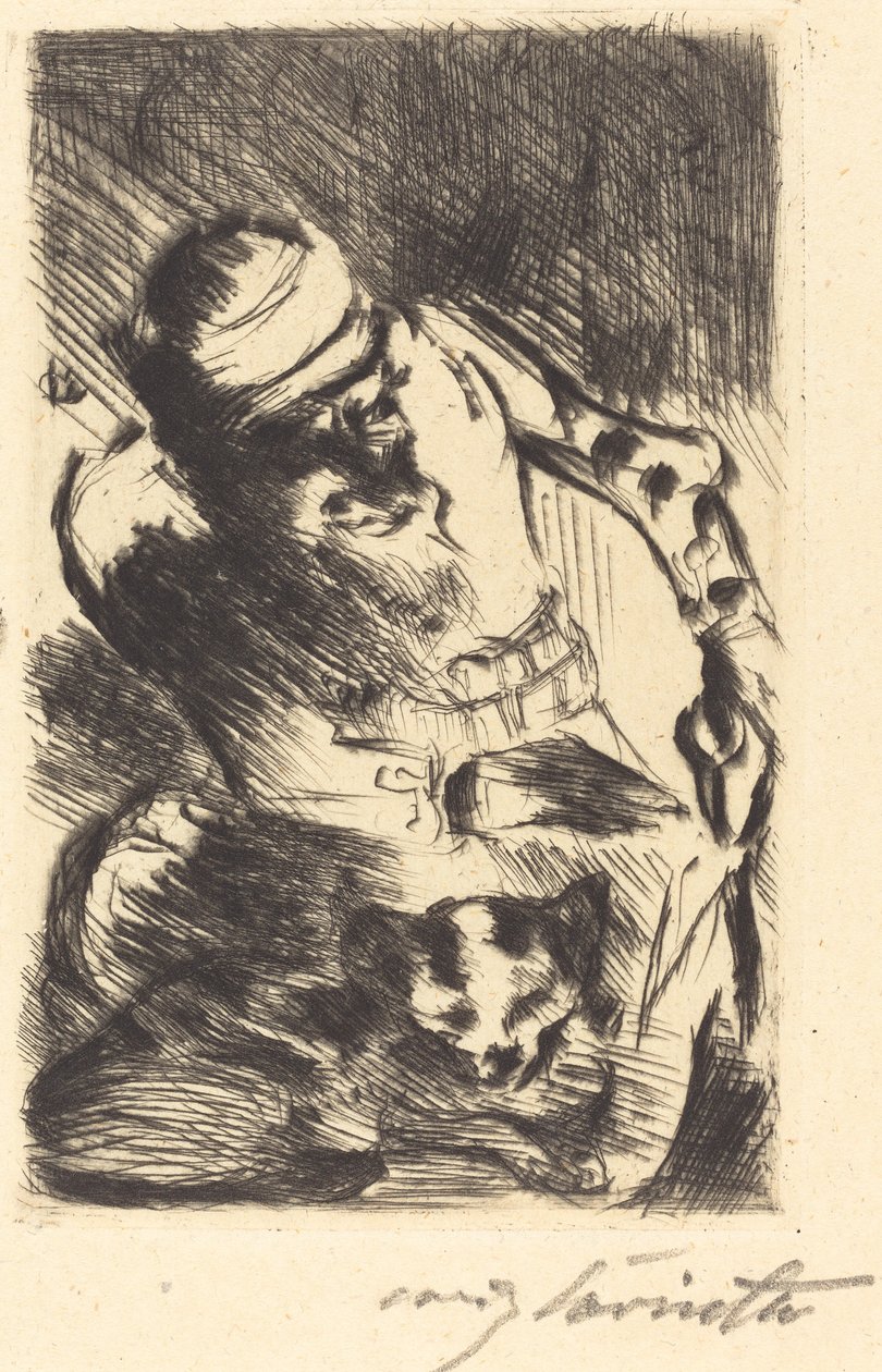 The Cat of the Prophet, 1919 by Lovis Corinth