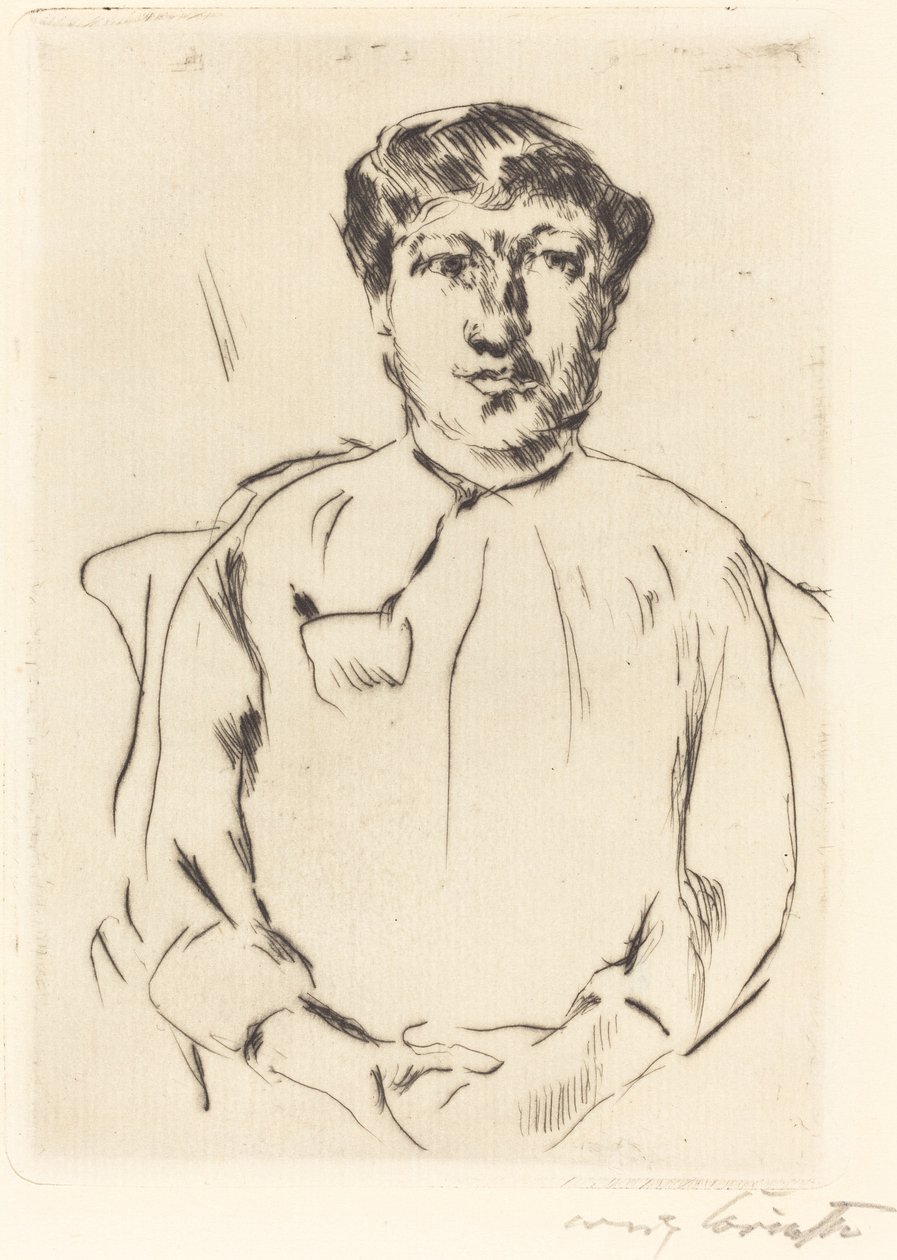 Portrait of a Woman by Lovis Corinth