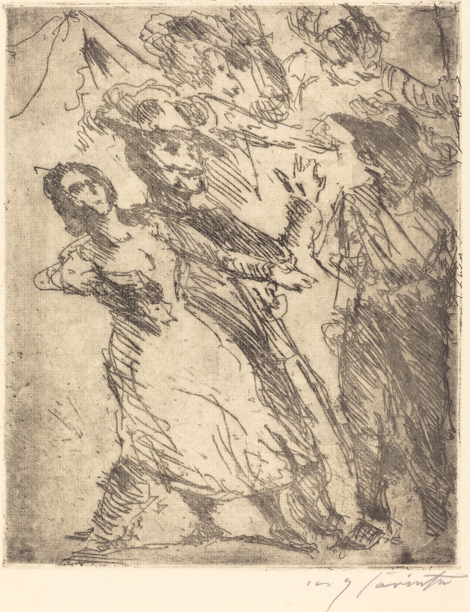Cavaliers with a Woman by Lovis Corinth