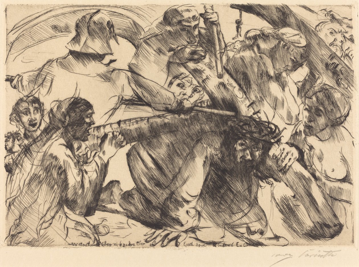Christ Bearing the Cross by Lovis Corinth