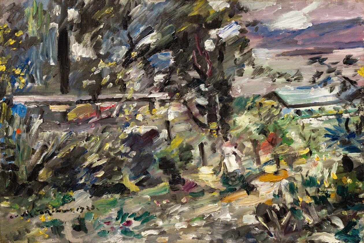Lake Walchen, Silver Path by Lovis Corinth