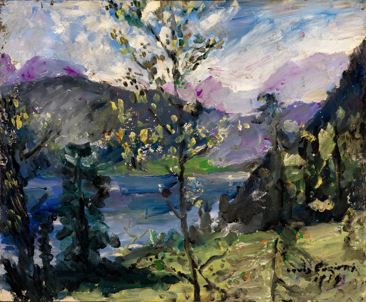 Landscape at Walchensee by Lovis Corinth