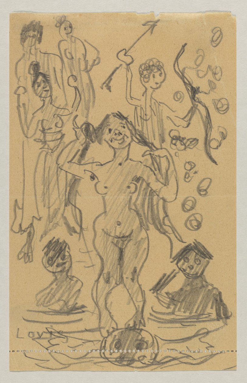 Lovis Corinth to Carl Strathmann by Lovis Corinth