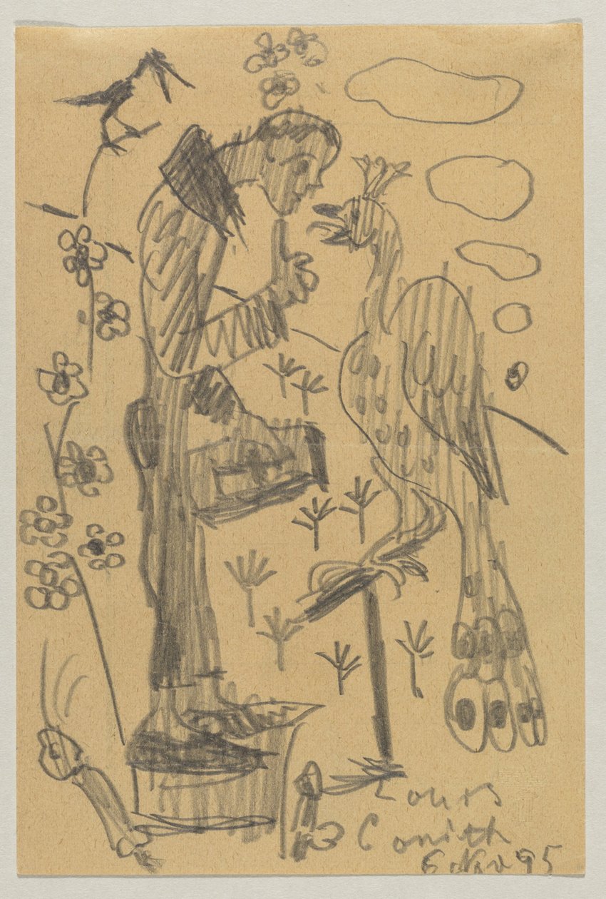 Lovis Corinth to Carl Strathmann by Lovis Corinth