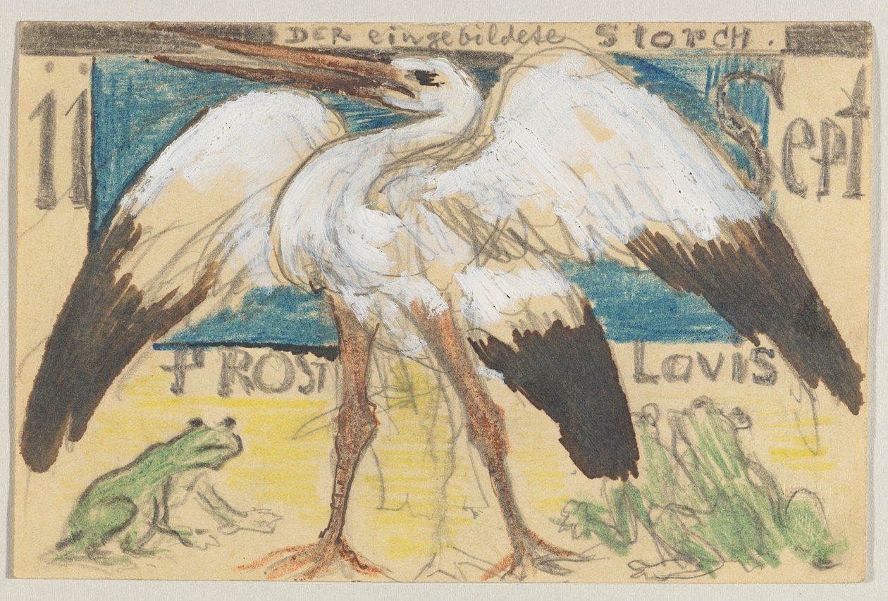 Lovis Corinth to Carl Strathmann: Postcard, Postmarked September 12, 1905 by Lovis Corinth