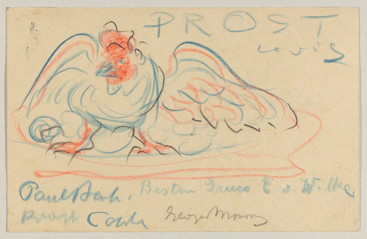 Lovis Corinth to Elly Strathmann: Postcard, Postmarked May 19, 1911 by Lovis Corinth