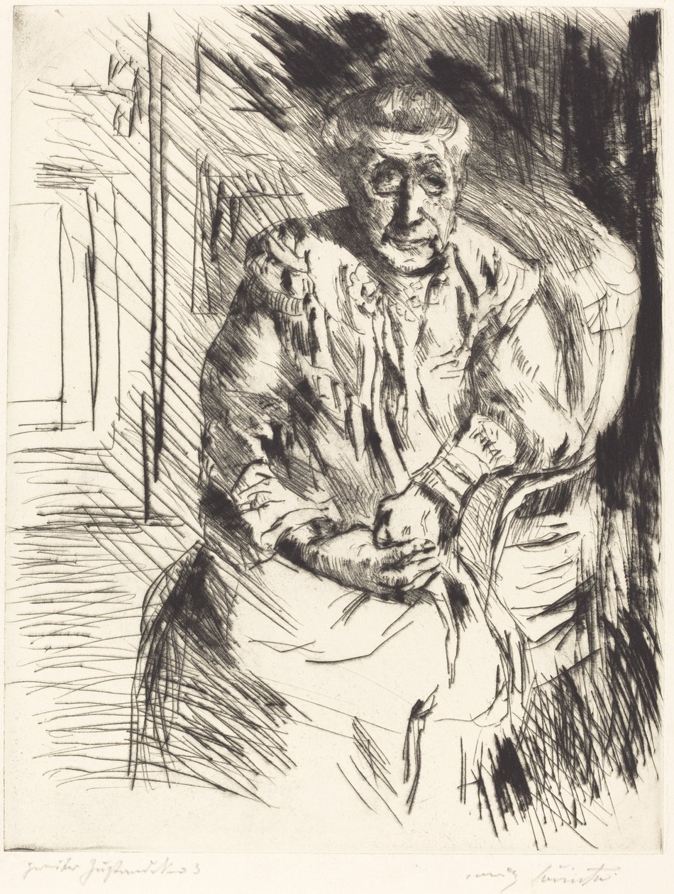 Mother-in-Law, 1919 by Lovis Corinth
