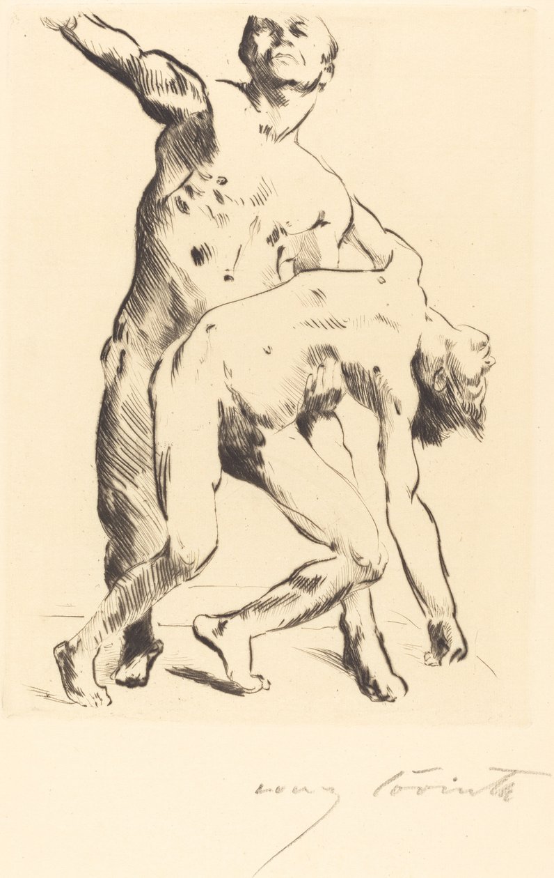 Odysseus and the Suitor by Lovis Corinth