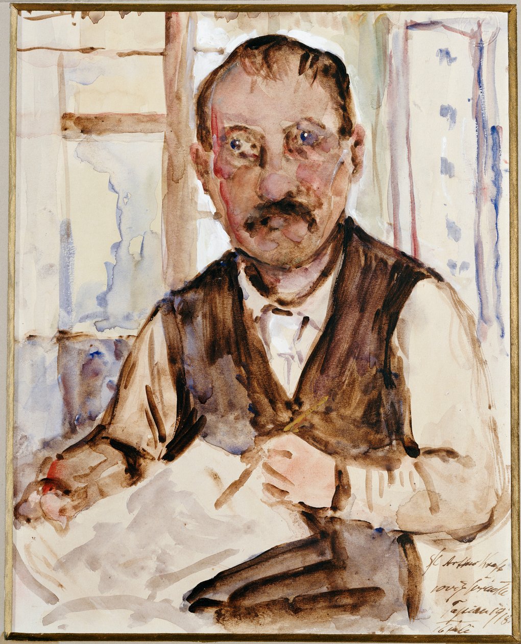 Self Portrait, 1918 by Lovis Corinth