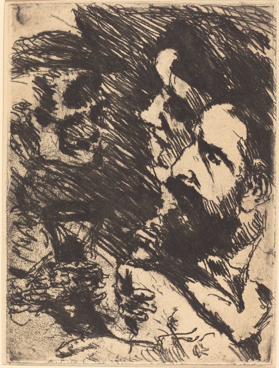 Death Visits the Strucks, 1921 published 1922 by Lovis Corinth