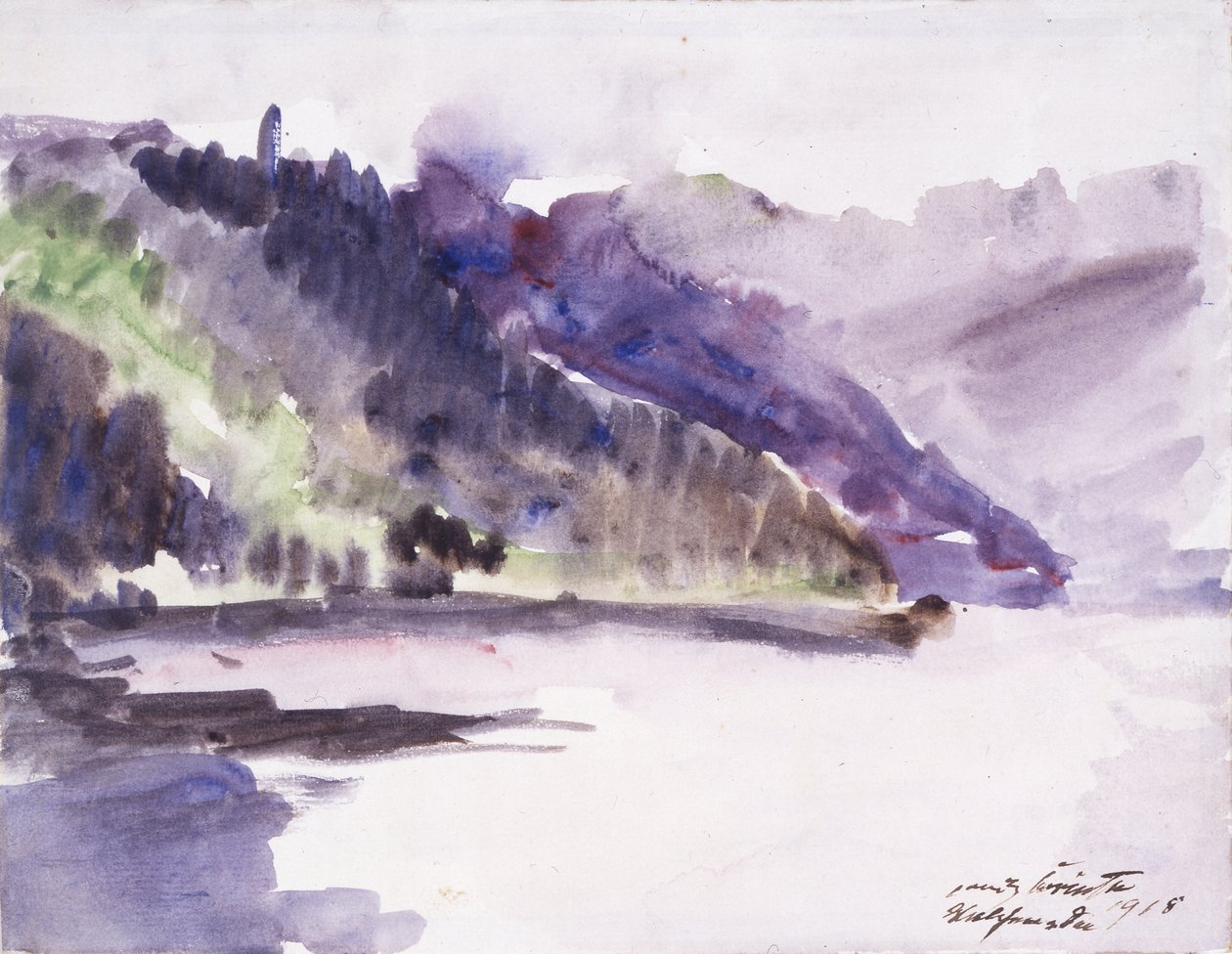 Lake Walchen by Lovis Corinth
